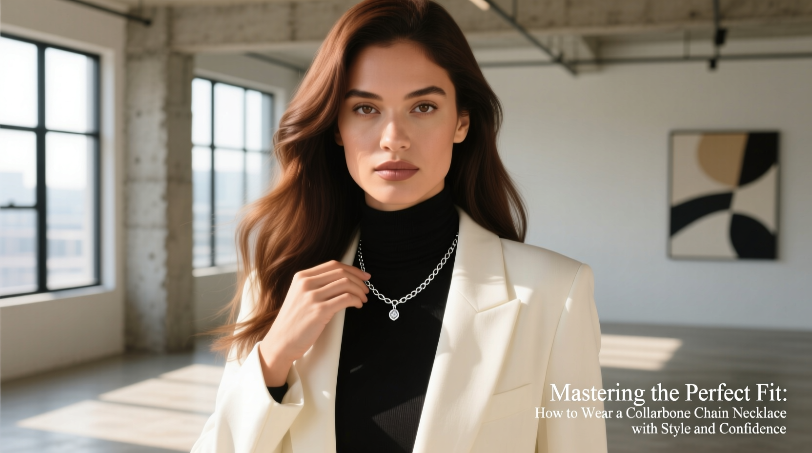 mastering the perfect fit how to wear a collarbone chain necklace with style and confidence