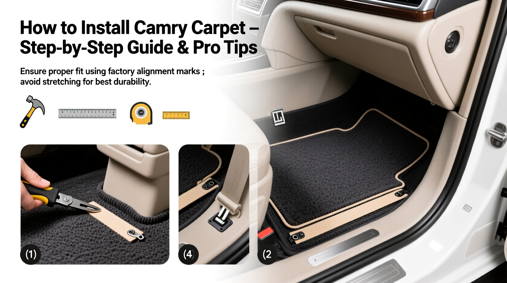 How to Install Camry Carpet: Step-by-Step Guide & Pro Tips