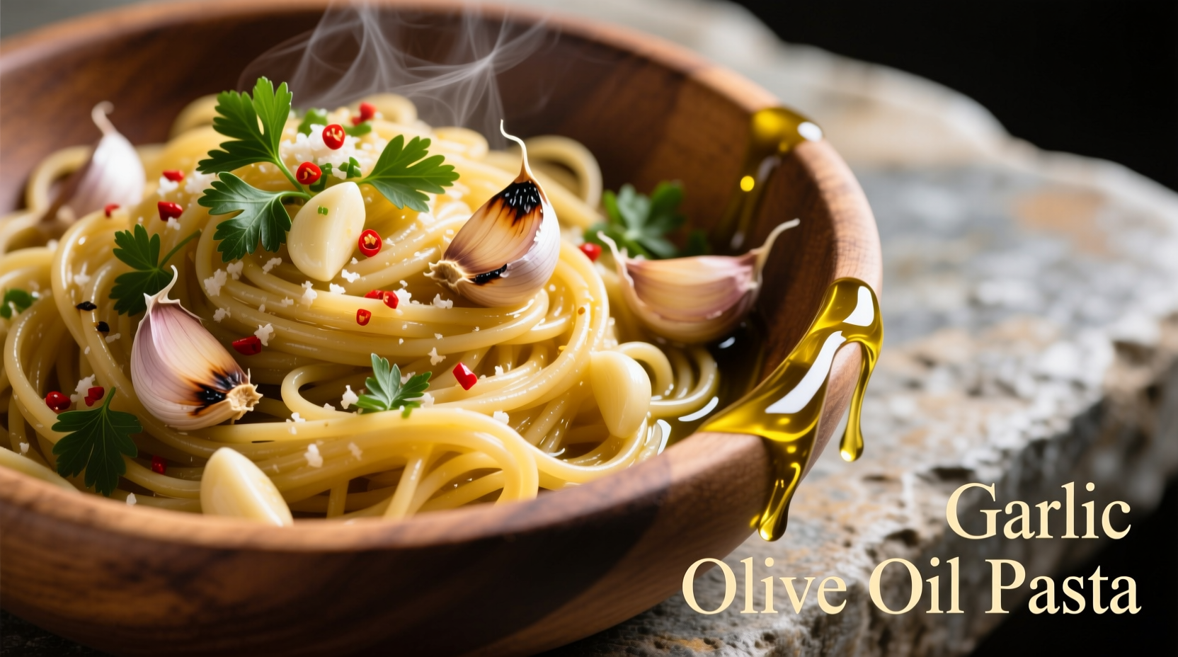 garlic olive oil pasta