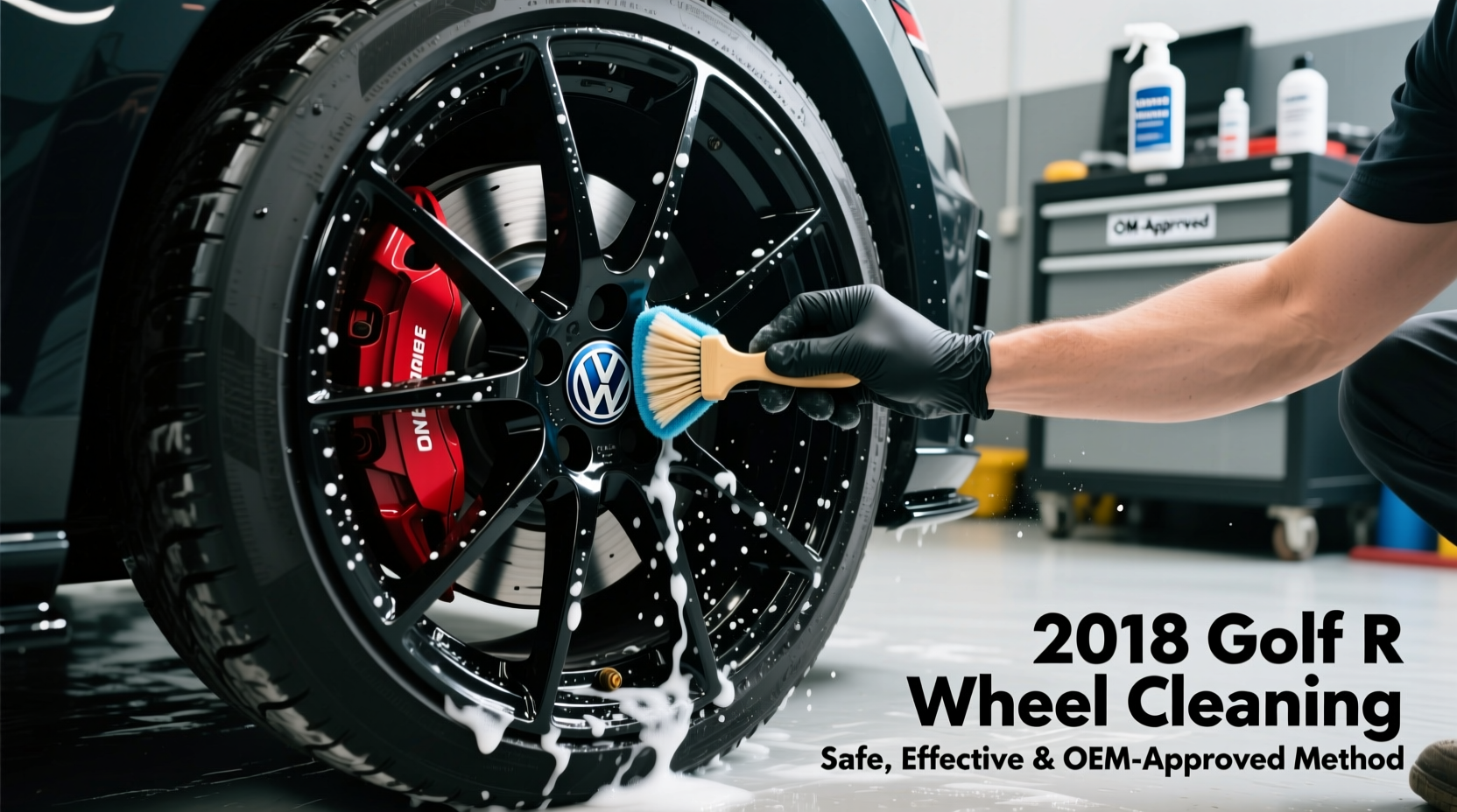 2018 golf r wheel cleaning