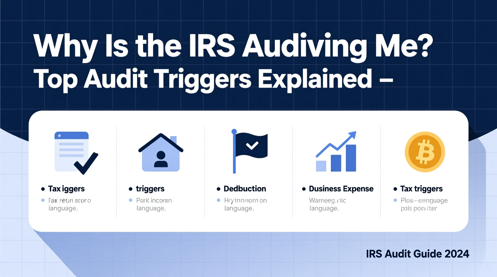 why is the irs auditing me top audit triggers explained