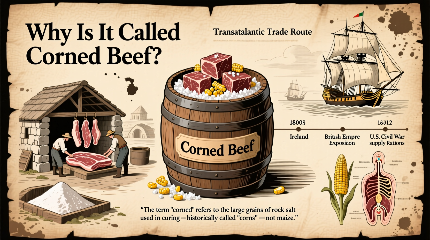 why is it called corned beef the history meaning explained