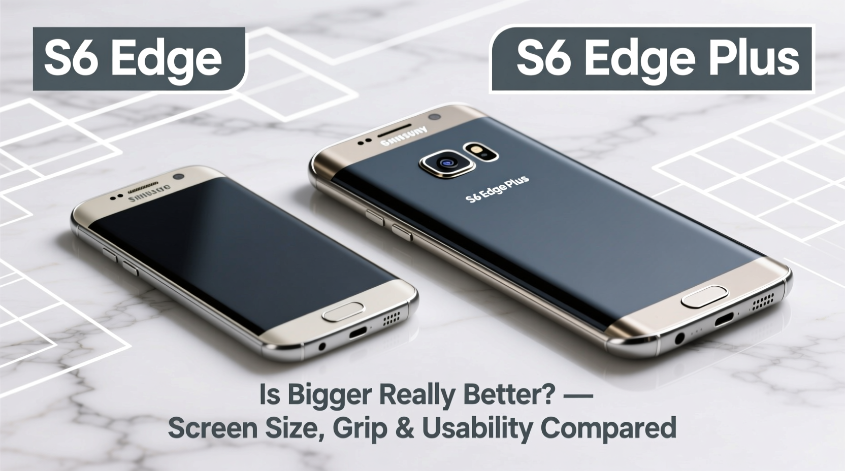 samsung s6 edge vs s6 edge plus is bigger really better or just bigger