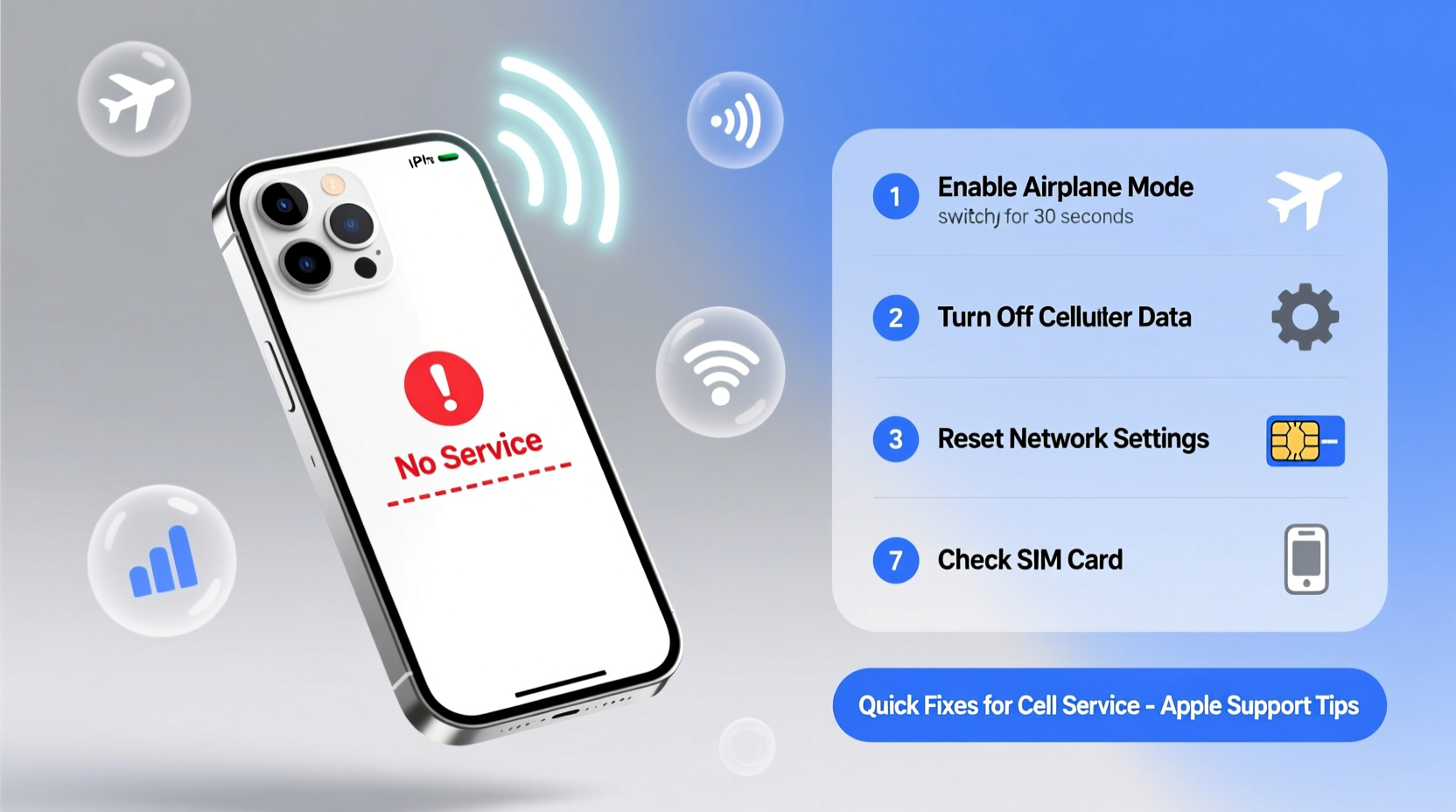 troubleshooting and tips for getting cellular service on your new iphone quickly