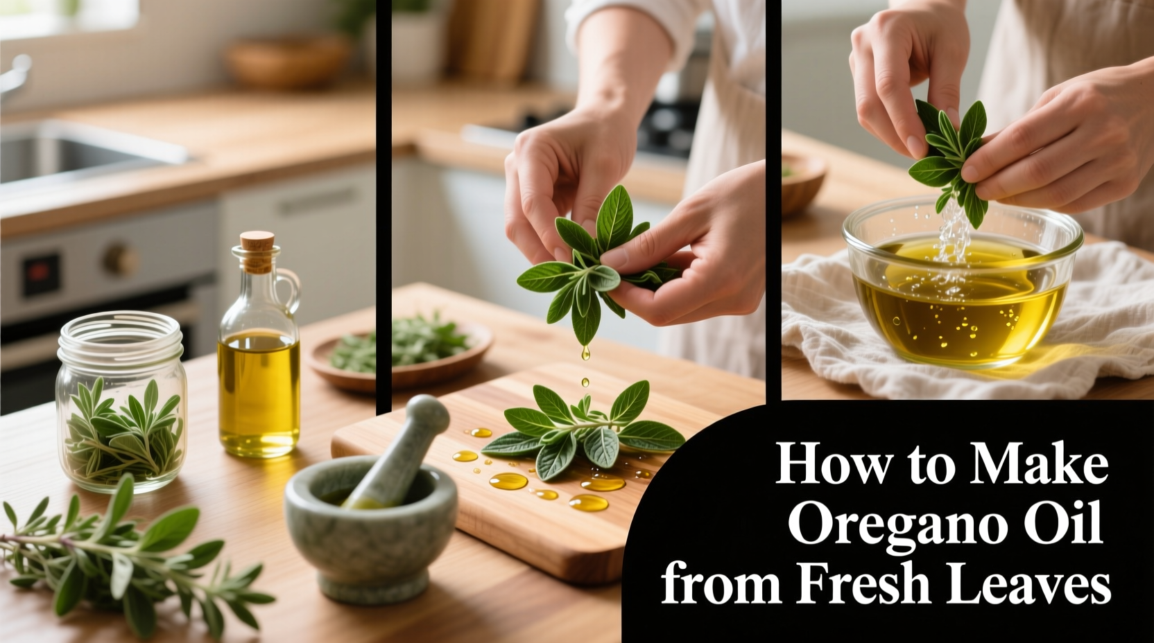 how to make oregano oil from fresh leaves