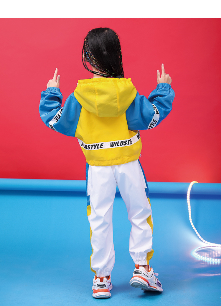 Kids Hip Hop Clothing Latest Teen Clothes Girl's Autumn Winter Hoodie Sweat Suit