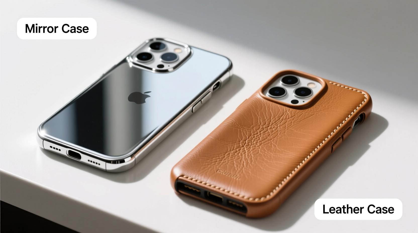 mirror vs leather phone cases are those reflective cases worth it or should i just get leather