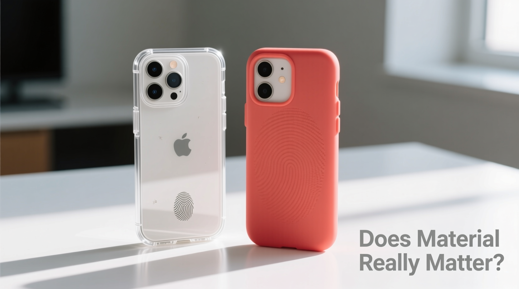 iphone clear case vs silicone does the material really matter