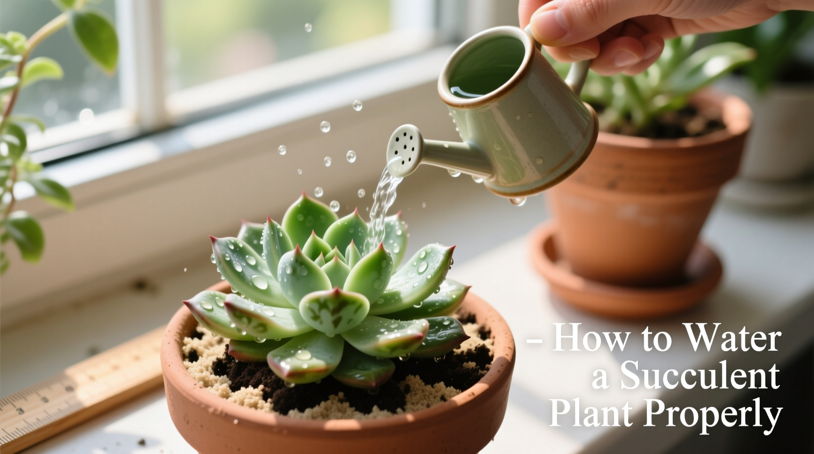 how do you water a succulent plant