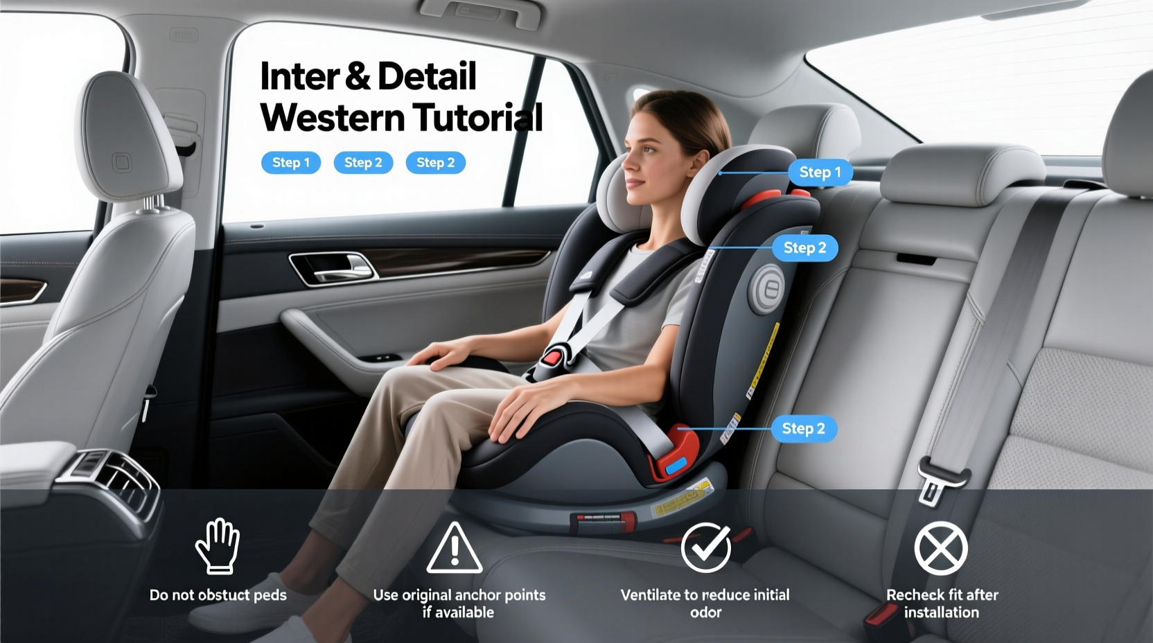 adult.sitting in a childs car seat