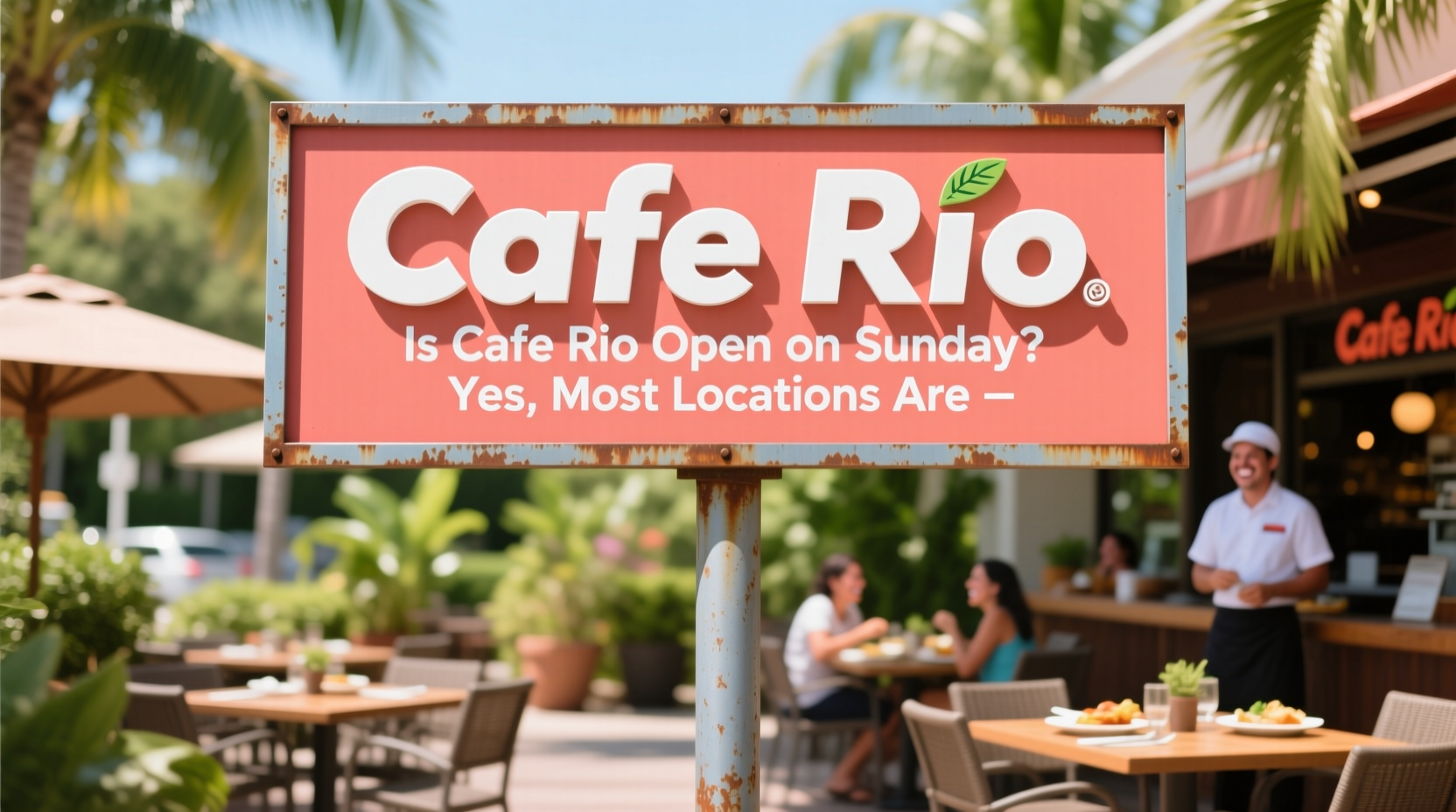 is cafe rio open on sunday