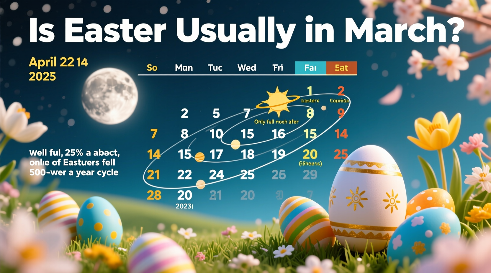 is easter usually in march