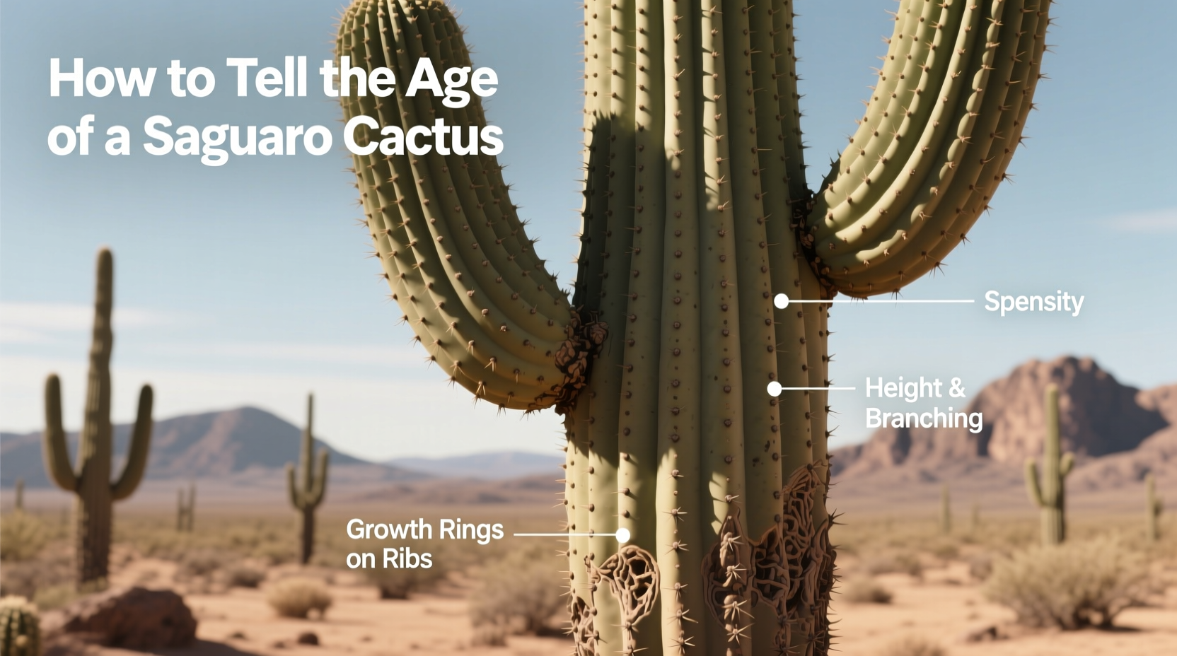 How to Tell the Age of a Saguaro Cactus