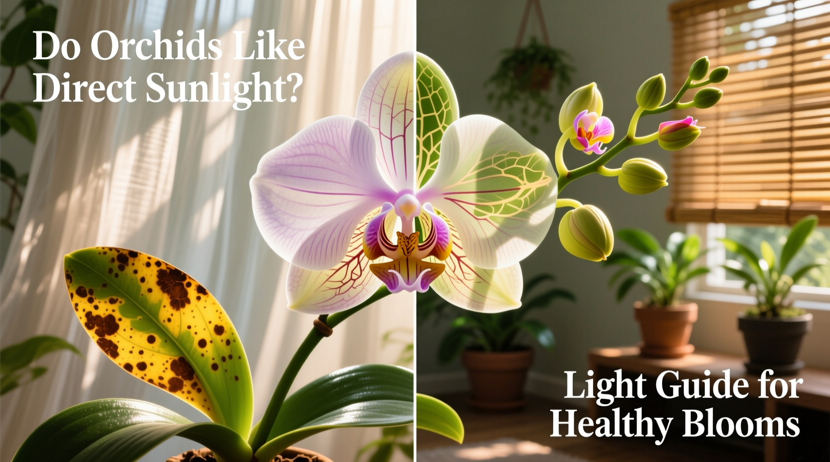 do orchids like direct sunlight