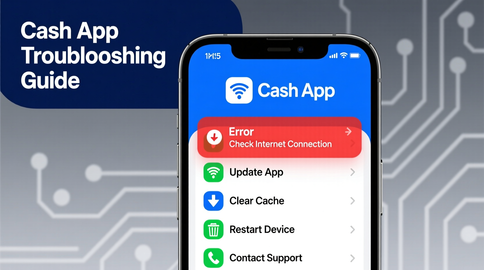 cash app not working troubleshooting common fixes