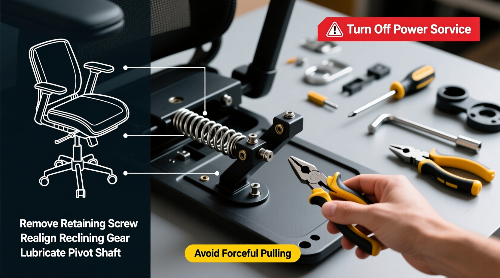 How to Fix a Broken Seat Recline Mechanism Safely