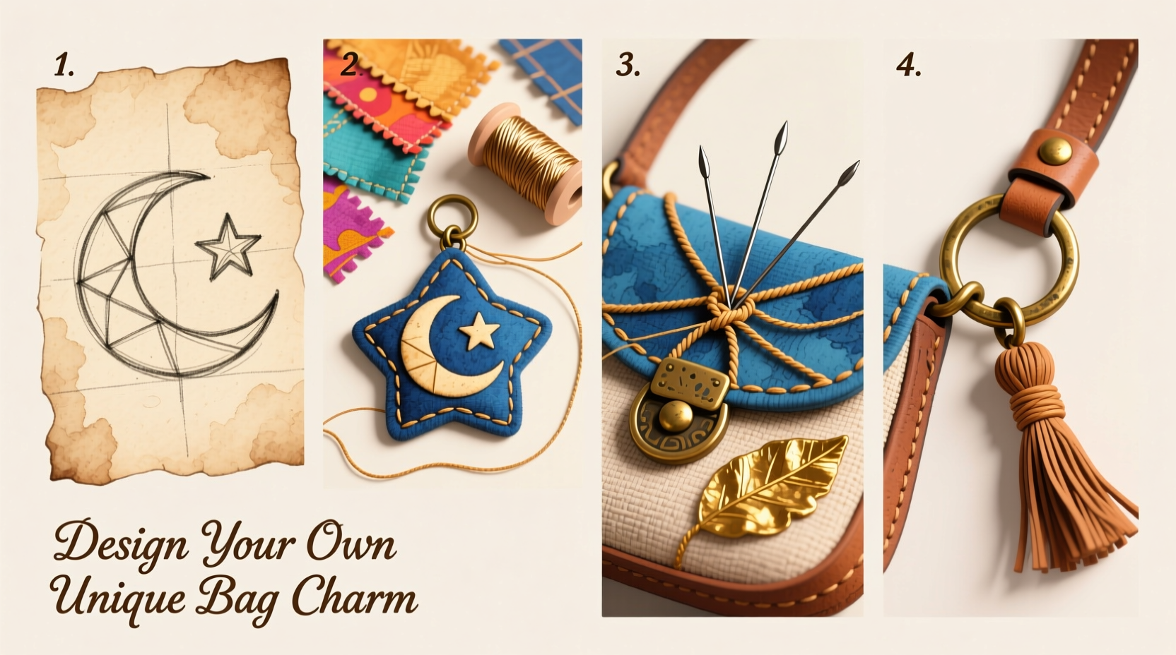how to design your own unique bag charm a step by step creative guide