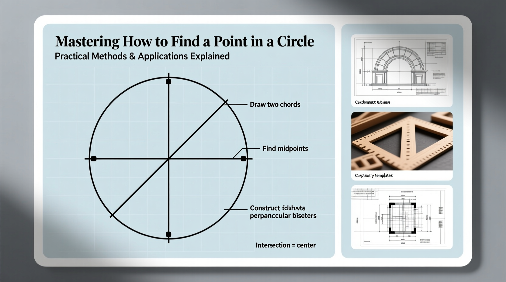 mastering how to find a point in a circle practical methods and applications explained