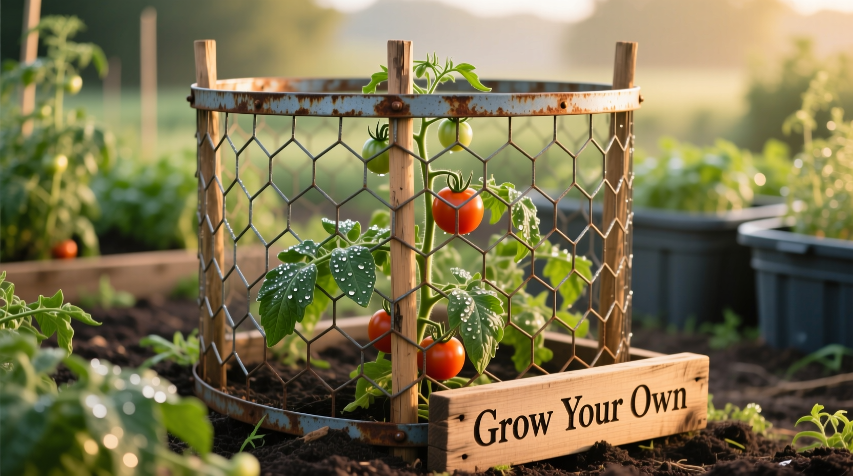 diy tomato cages