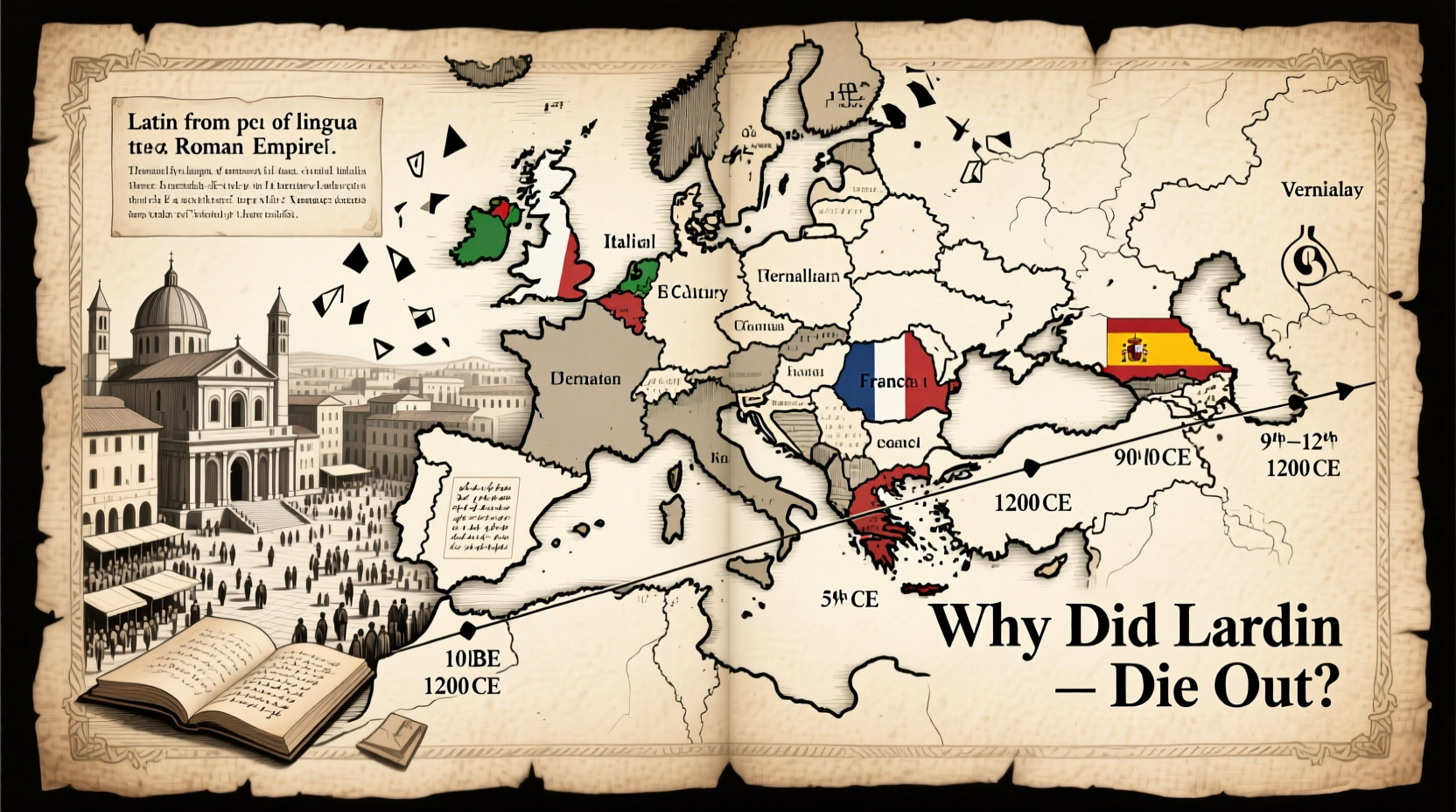 why did latin die out understanding the languages decline