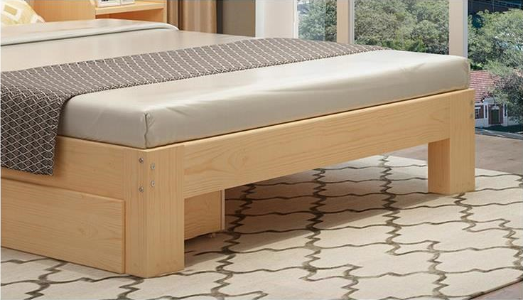 Direct sale modern wood bed bedroom furniture double bed storage bed