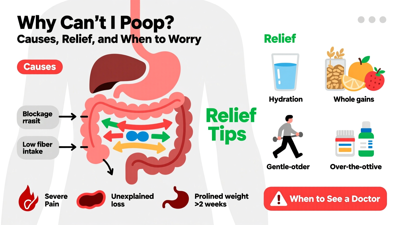 why cant i poop causes relief and when to worry 3