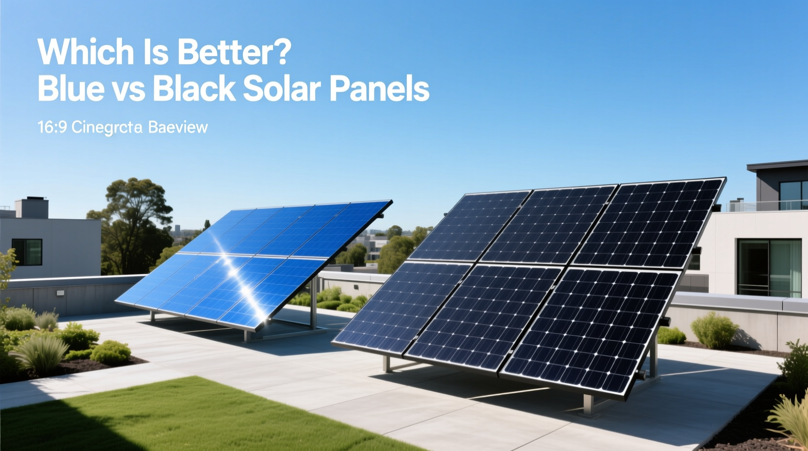 How to Choose Blue Film Solar: Black vs Blue Panel Buying Guide