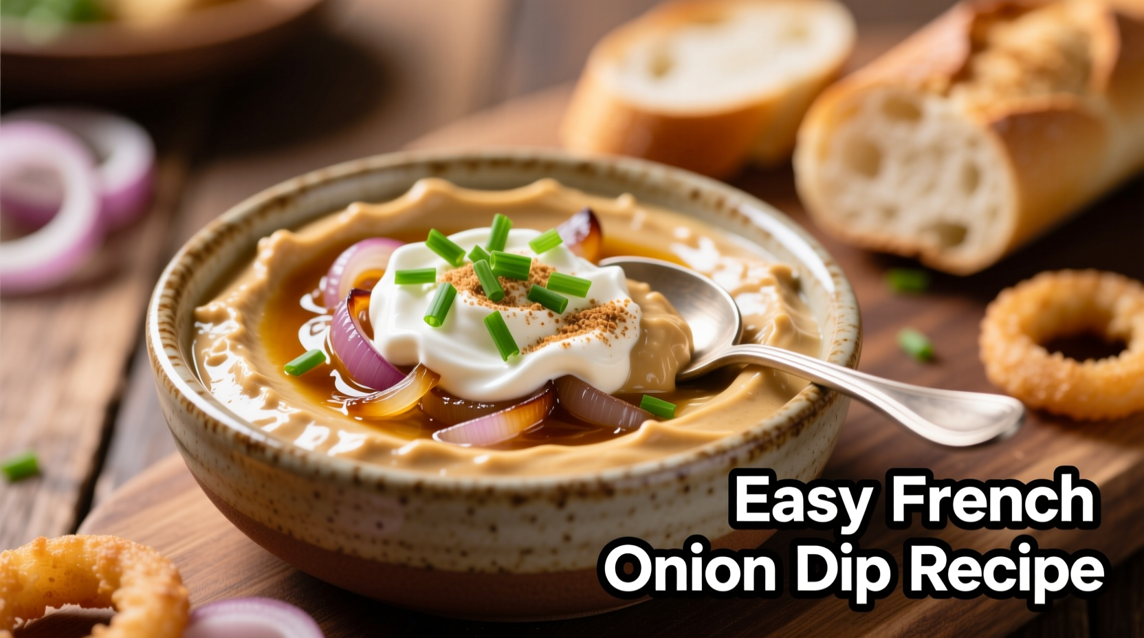 Easy French Onion Dip Recipe: 15 Minutes, 5 Ingredients