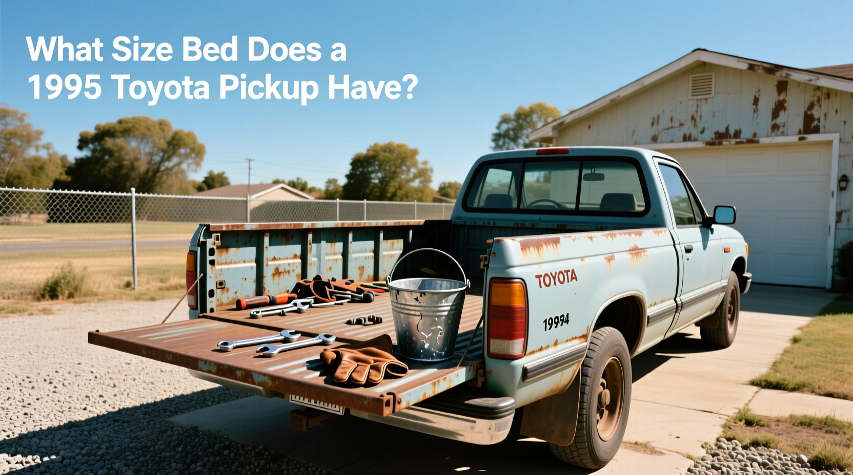 1994–1995 toyota pickup bed size guide