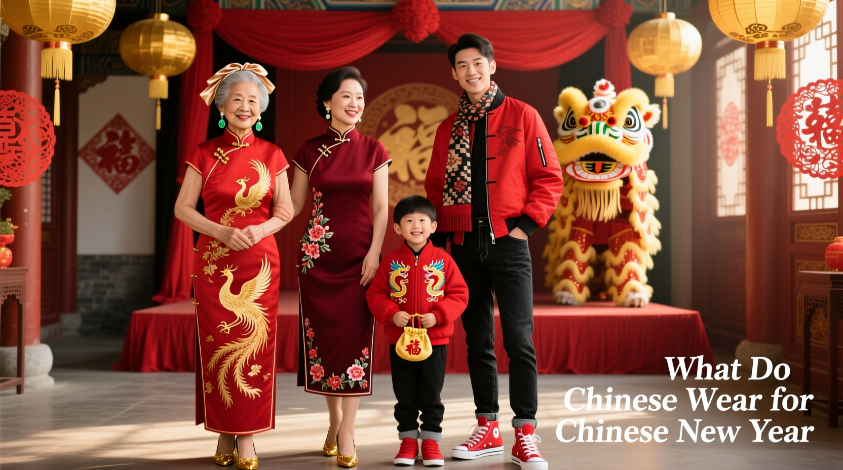 what do chinese wear for chinese new year