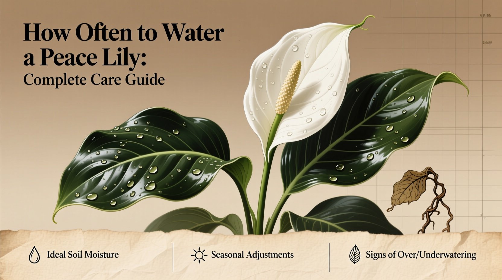 how often water peace lily
