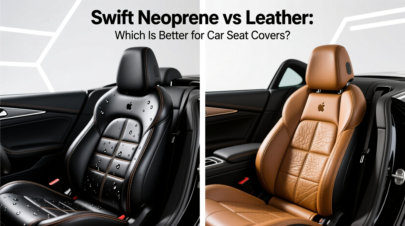 Neoprene vs Leather Seat Covers — Performance &amp; Category Ratings