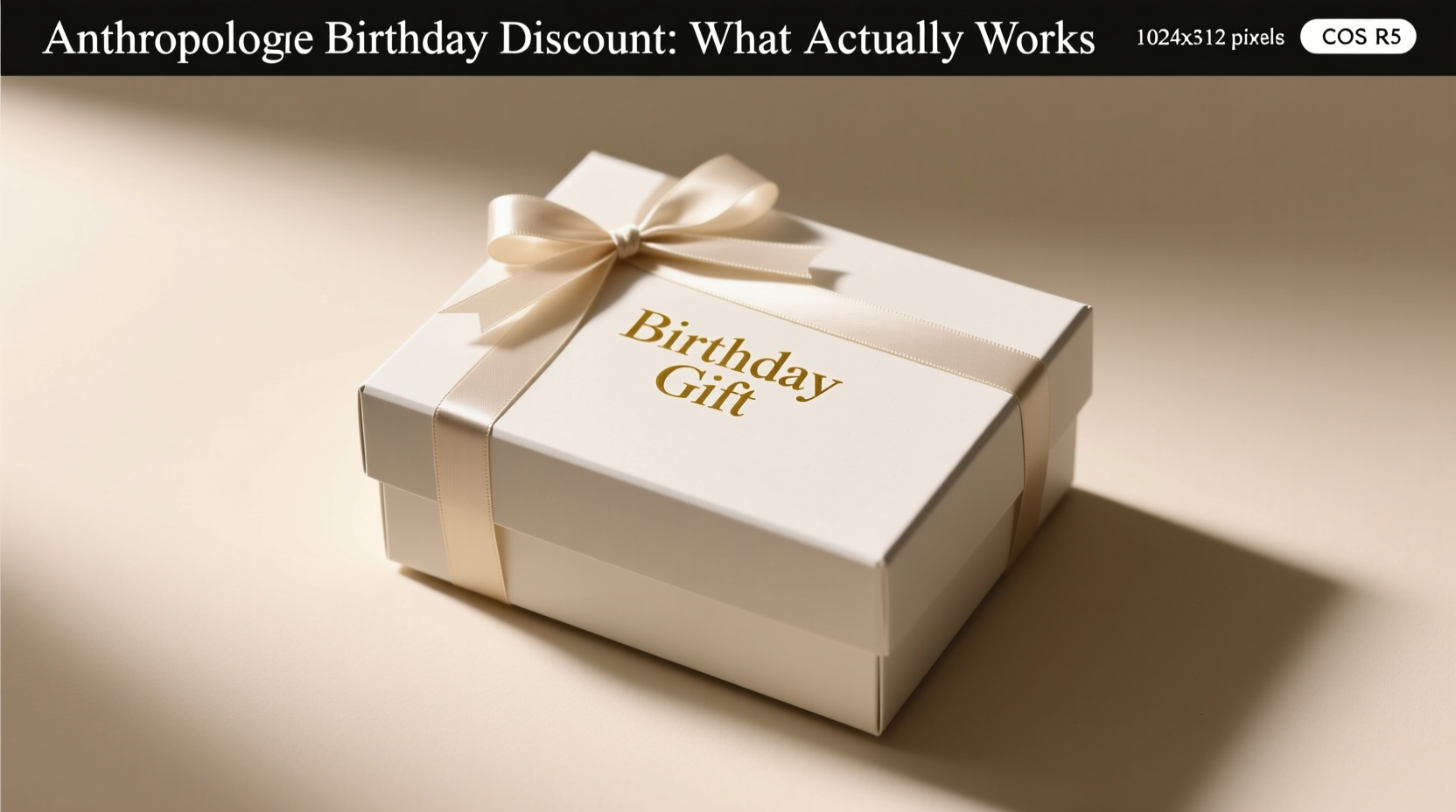 anthropologie birthday discount what actually works
