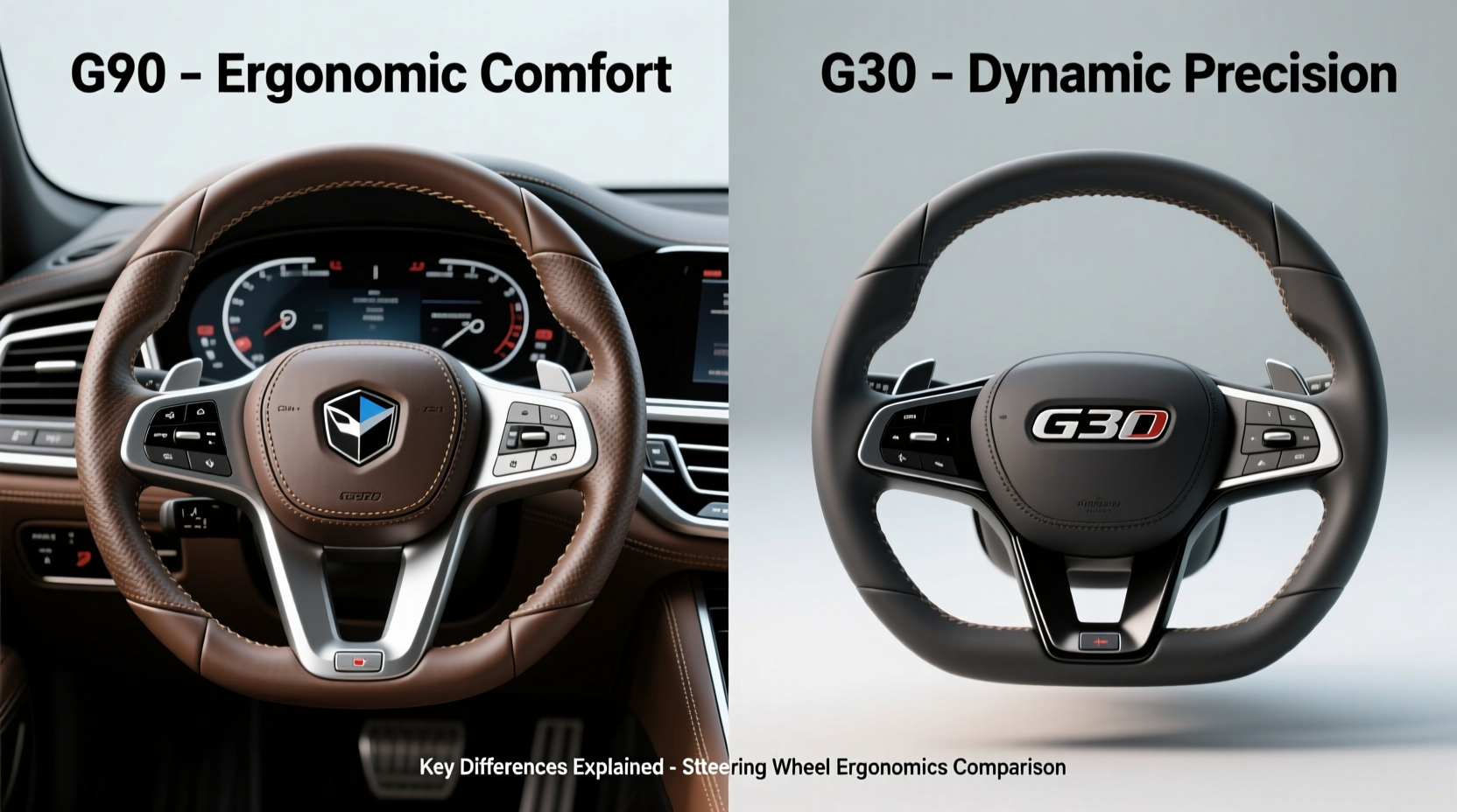 g90 vs g30 steering wheel ergo