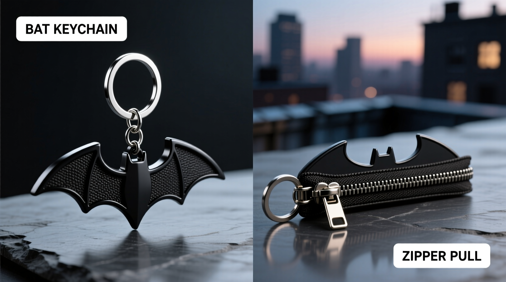 bat keychain vs zipper pull is there really a difference or are they the same thing