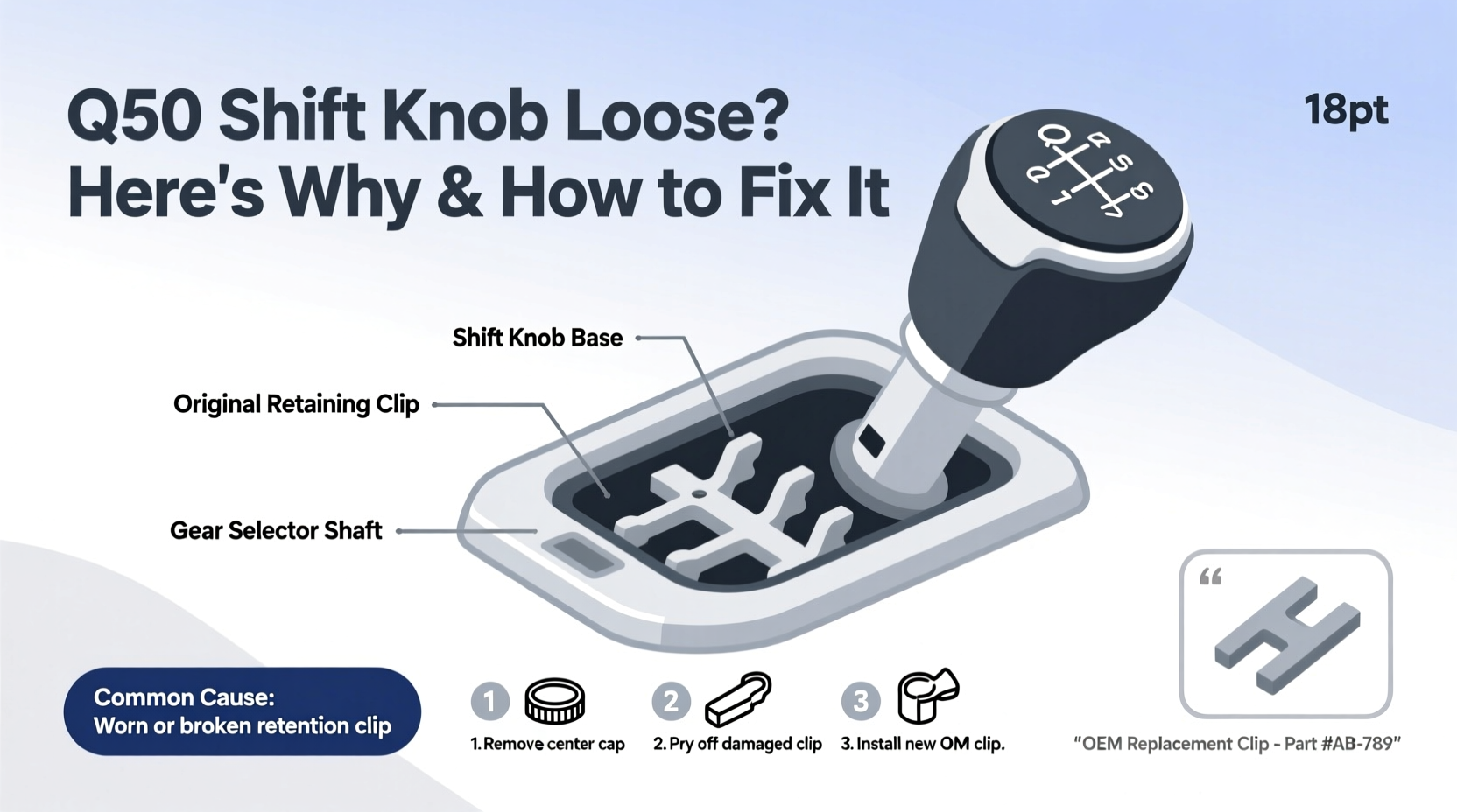 Q50 Shift Knob Loose? Here's Why & How to Fix It