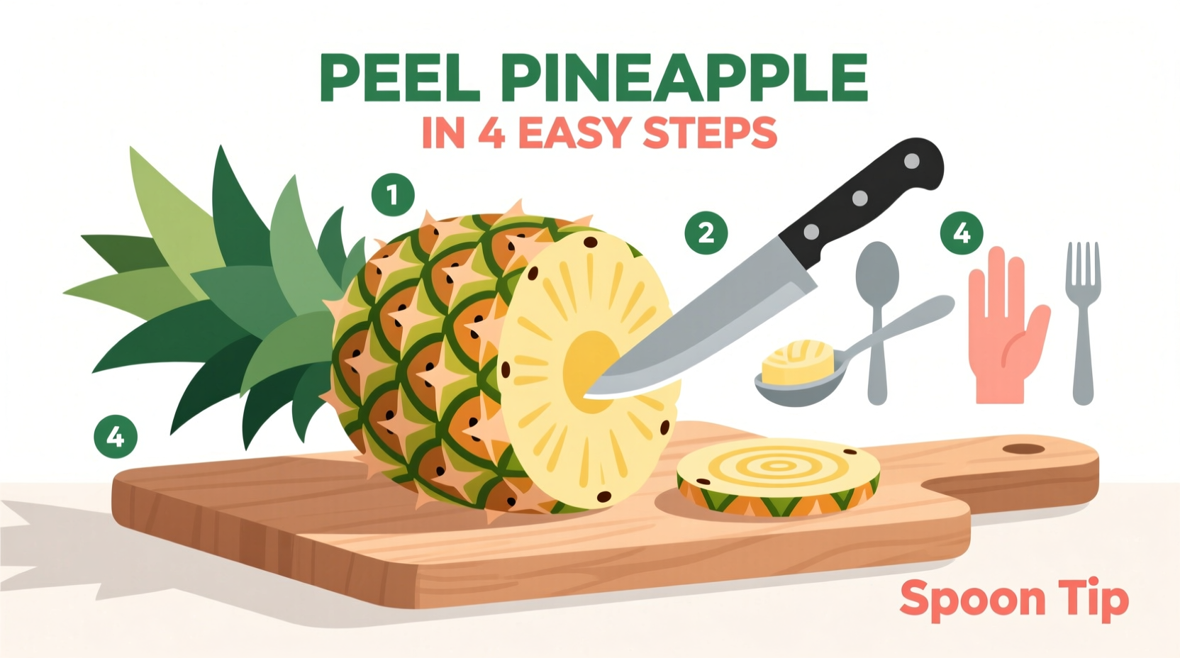 simple guide for the best way to peel pineapple easily and efficiently