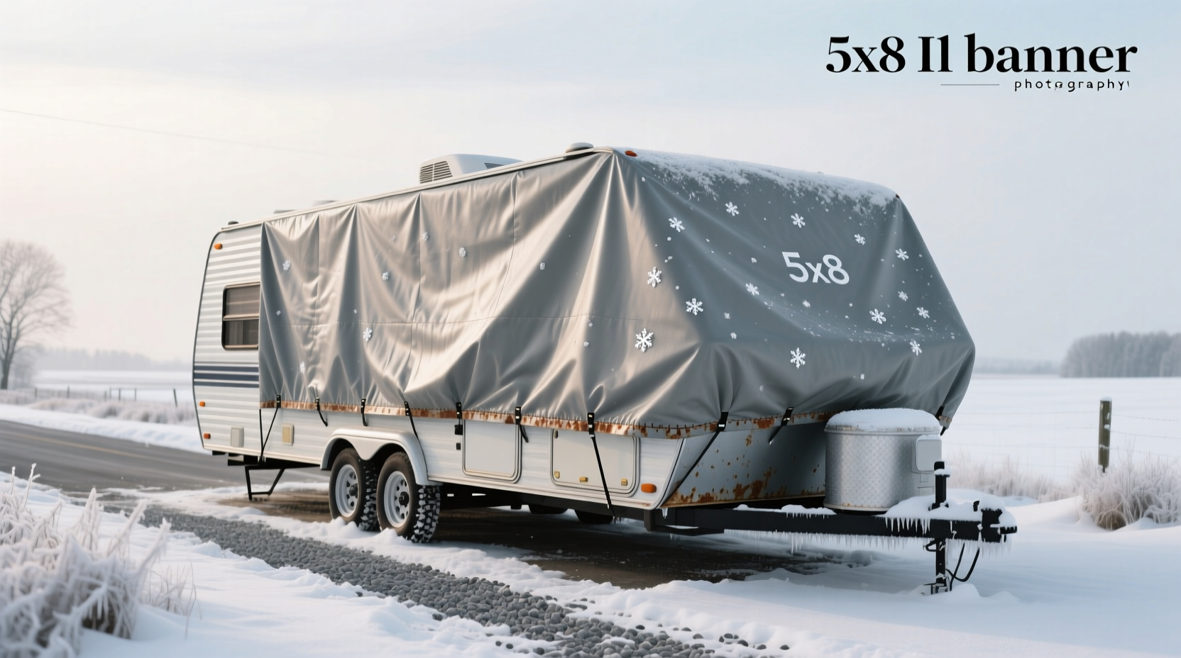 How to Choose a 5x8 Trailer Cover, Is It Better to Cover Your Camper or Not in Winter?
