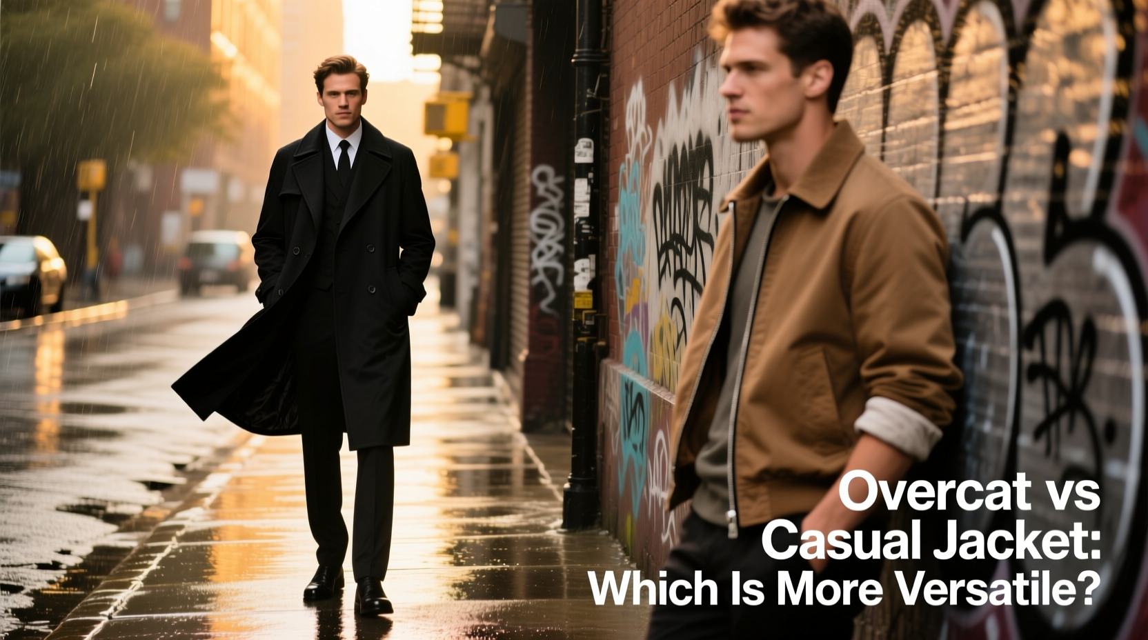 overcoat vs casual jacket which mens style is really more versatile
