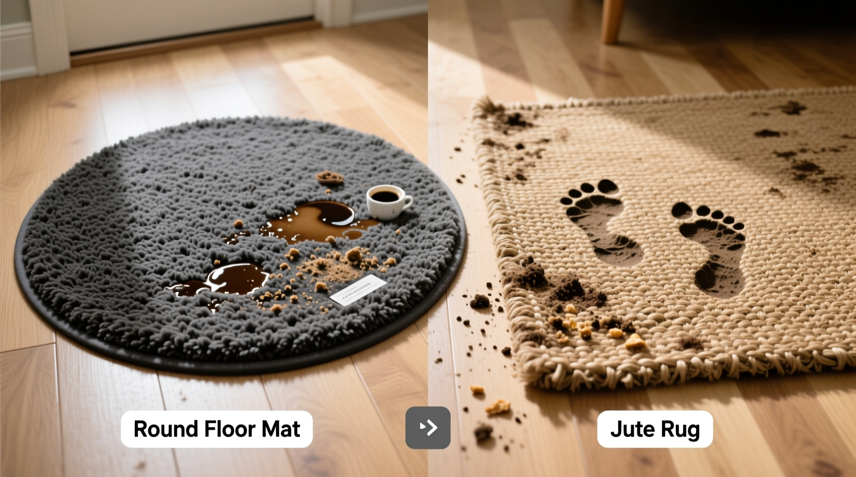 round floor mat vs jute rug which one hides dirt better and lasts longer 3