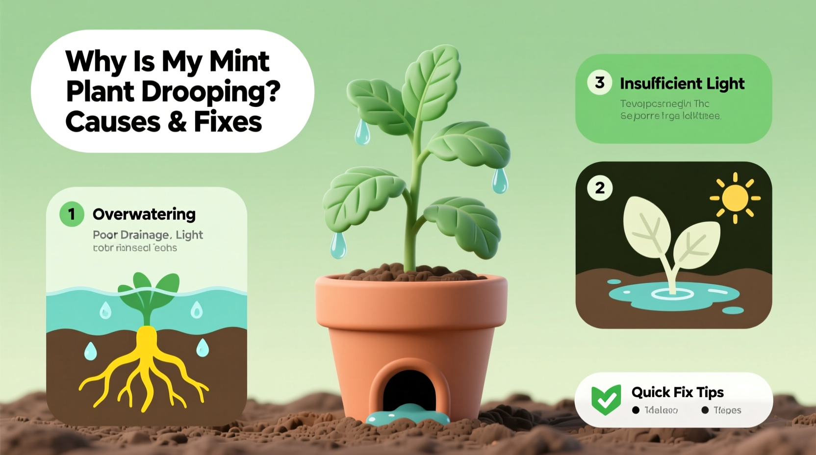 Why Is My Mint Plant Drooping? Causes & Fixes