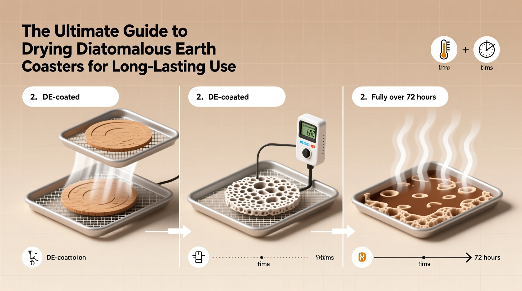 the ultimate guide to drying diatomaceous earth coasters for long lasting use