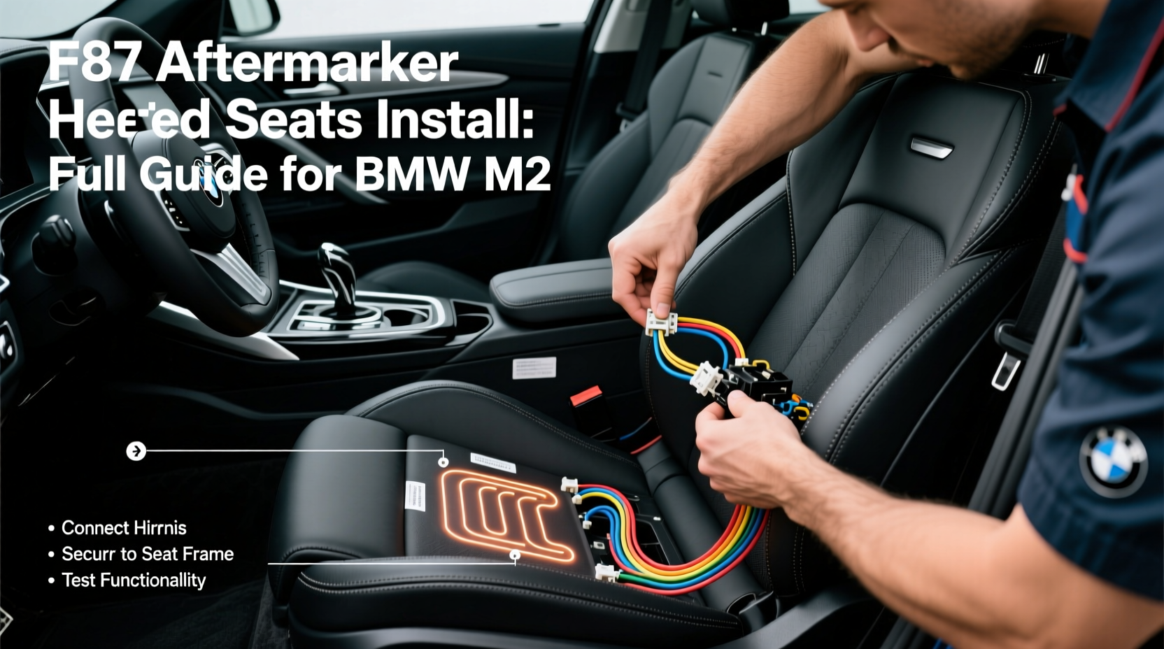 f87 aftermarket heated seats install