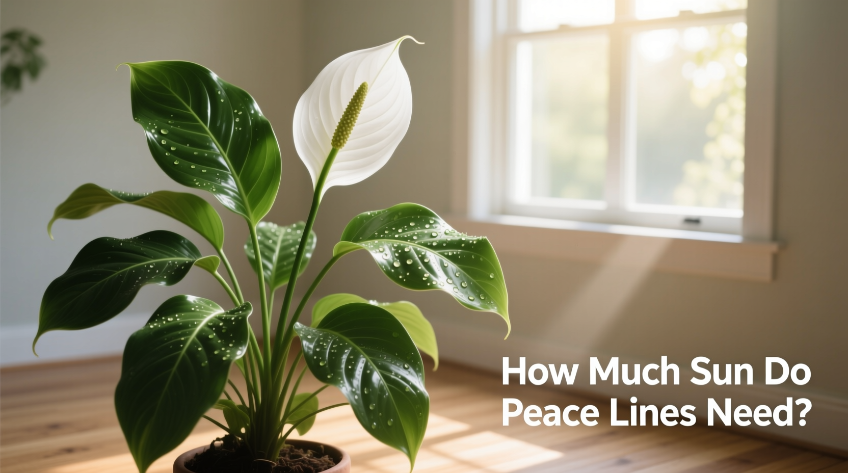 How Much Sun Do Peace Lilies Need?