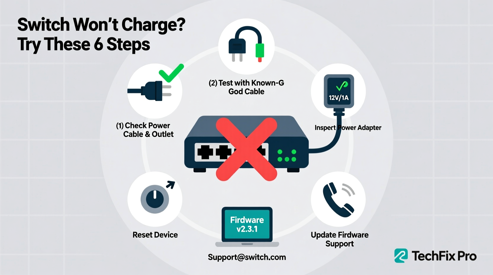 switch wont charge troubleshooting tips solutions