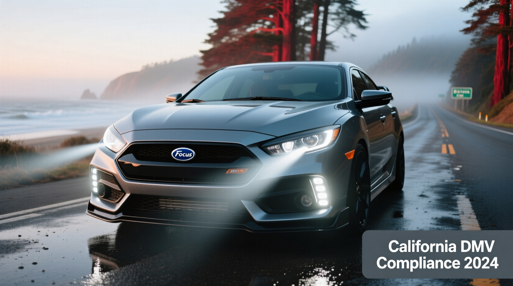 focus st fog light legality ca