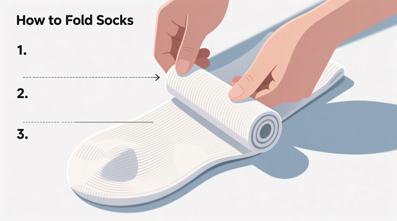 how to fold socks
