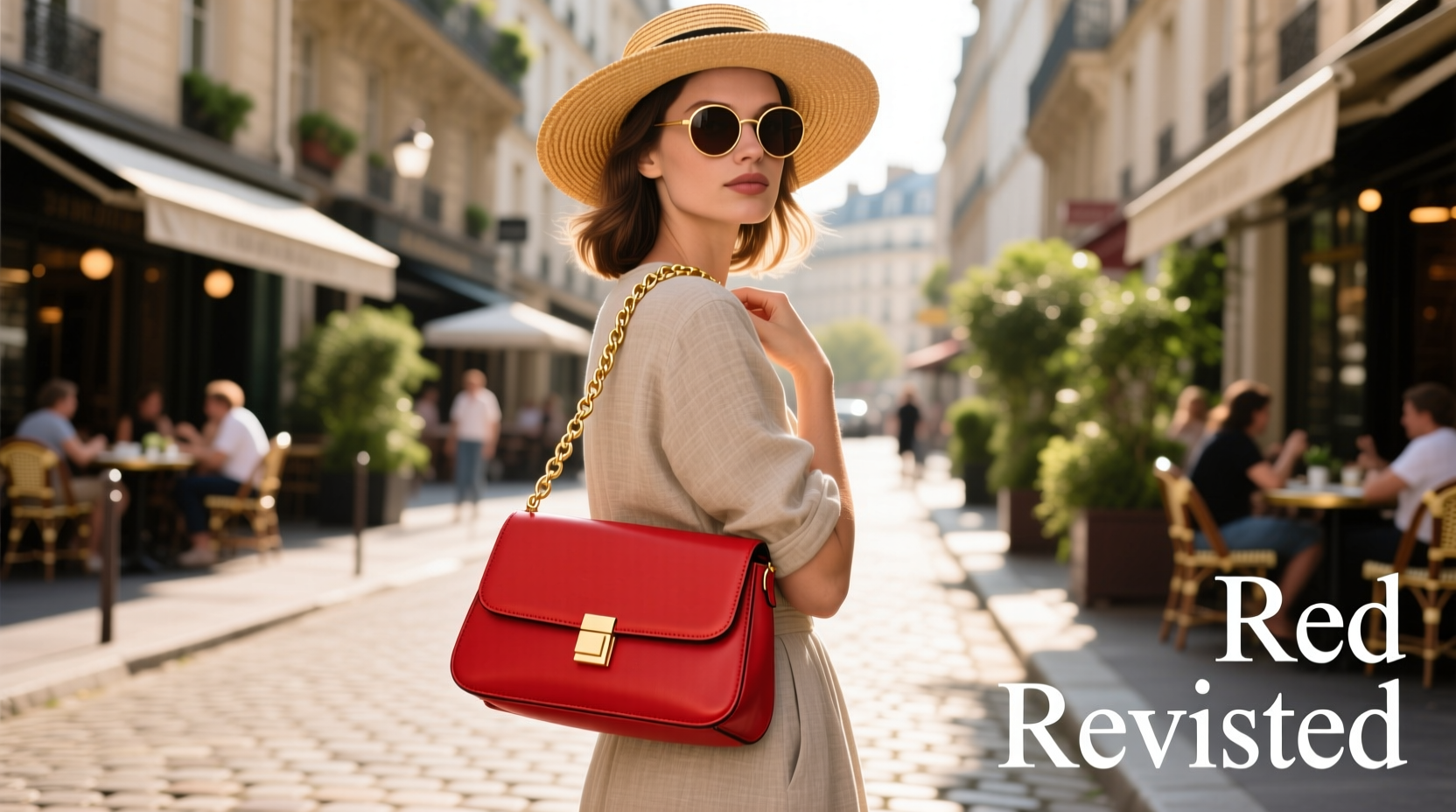 creative ways to accessorize with a red underarm bag for effortless style