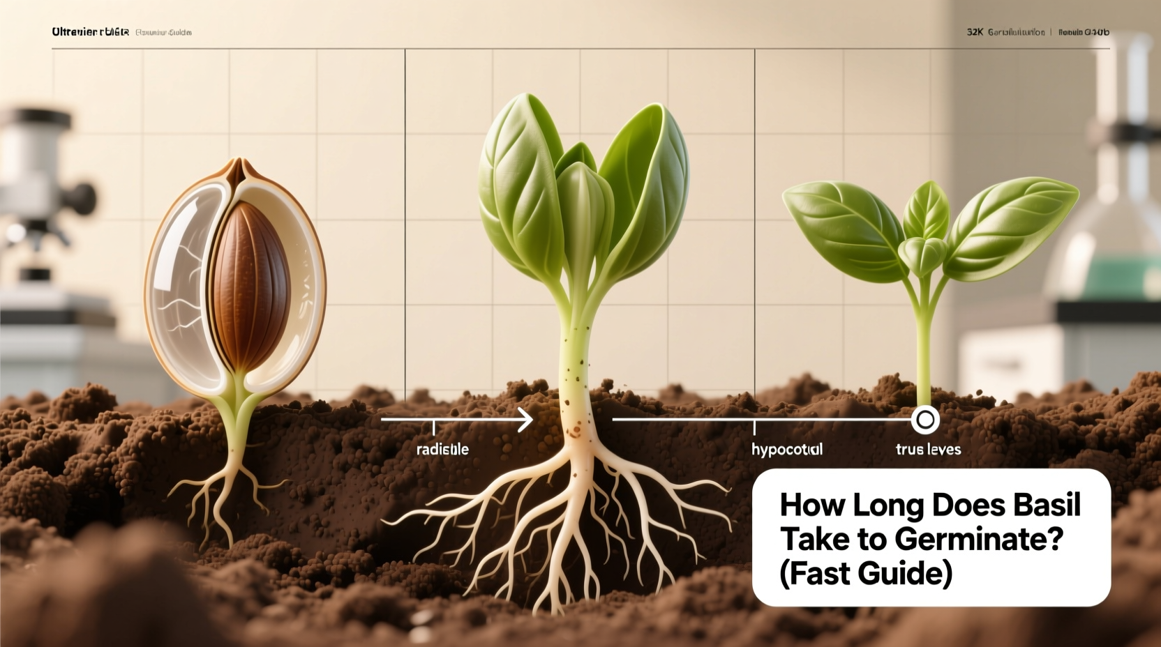 how long does basil take to germinate