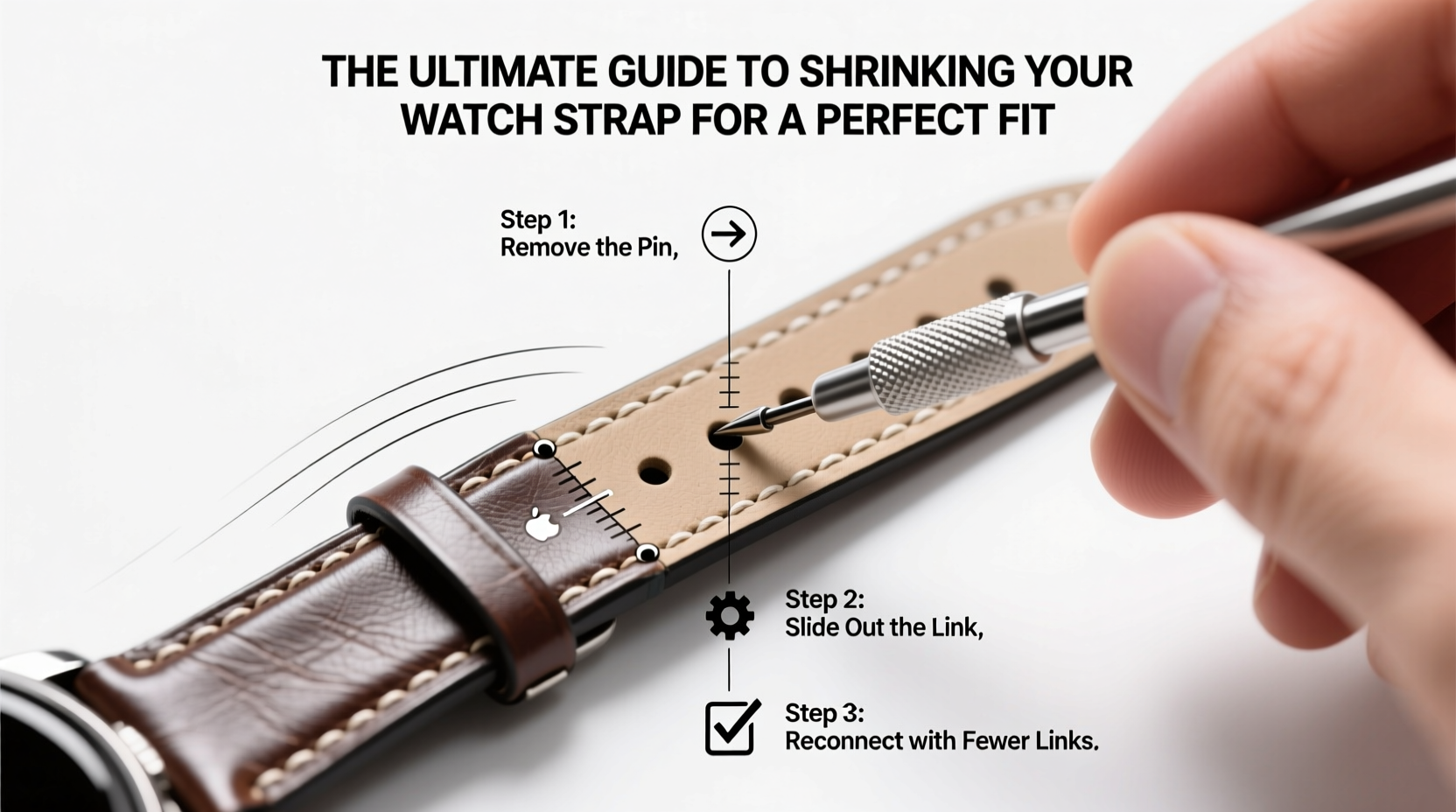 the ultimate guide to shrinking your watch strap for a perfect fit